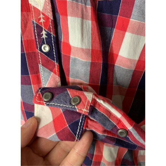 Ariat Button down shirt western Pearl snap women’s size large - Picture 6 of 9